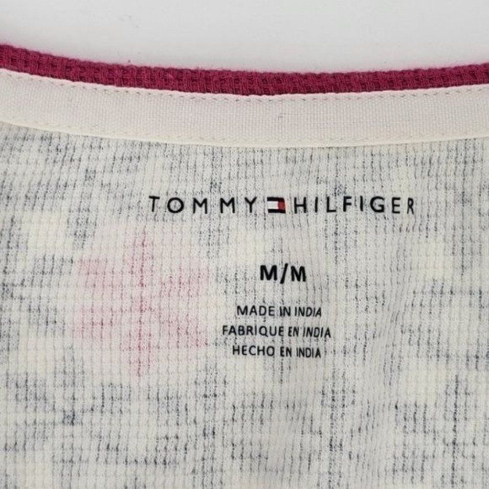 Tommy Hilfiger Pink and White Snowflake Christmas Pajamas - Picture 4 of 14